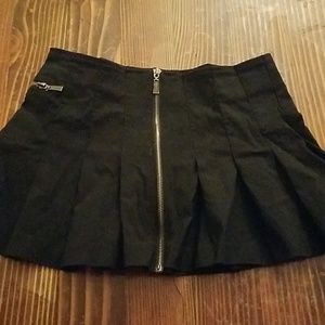 Pleated Mini Skirt